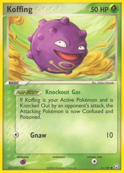 Koffing card art