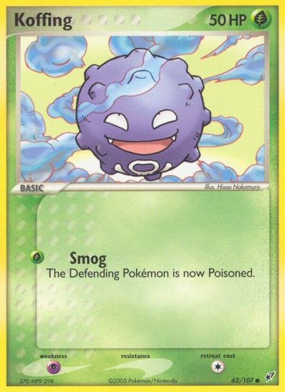 Koffing card art