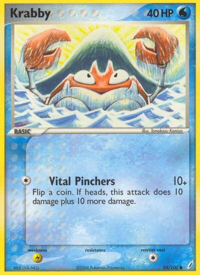 Krabby card art