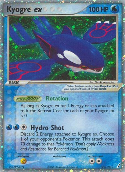 Kyogre ex card art
