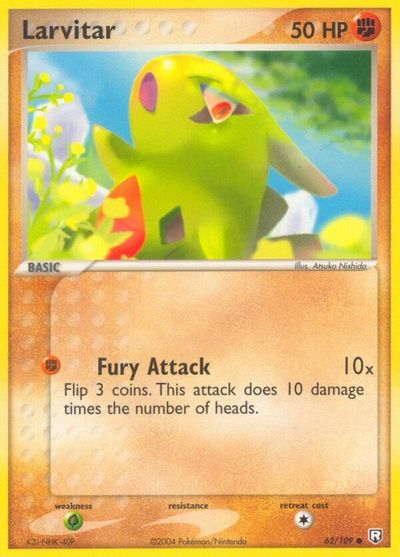 Larvitar - 062/109 card art