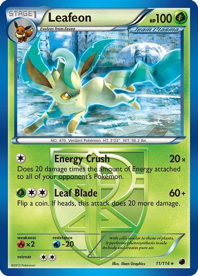 Leafeon (Team Plasma) card art
