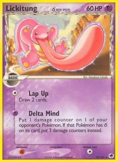 Lickitung (Delta Species) card art