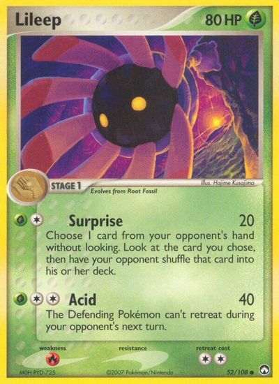 Lileep card art
