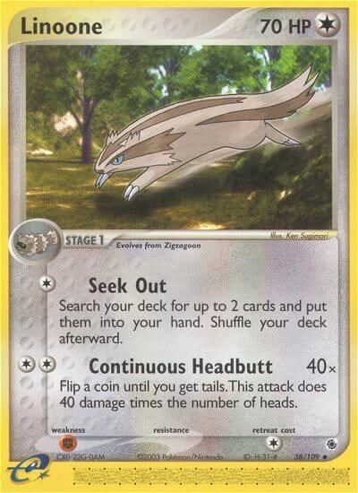 Linoone card art
