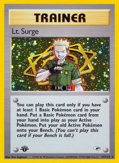 Lt. Surge (17) card art