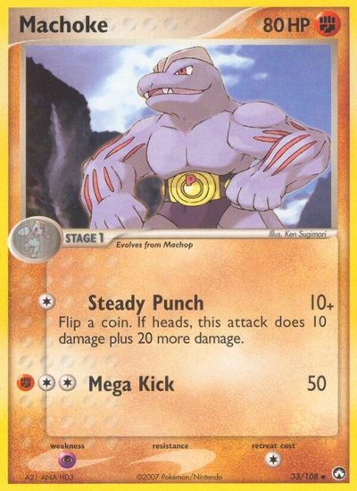 Machoke card art
