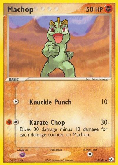 Machop card art