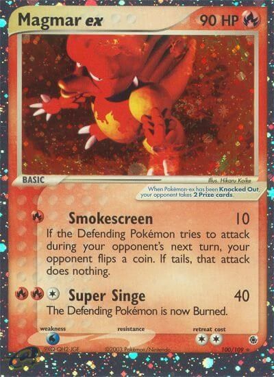 Magmar ex card art
