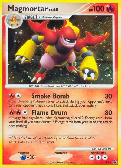 Magmortar - DP20 card art