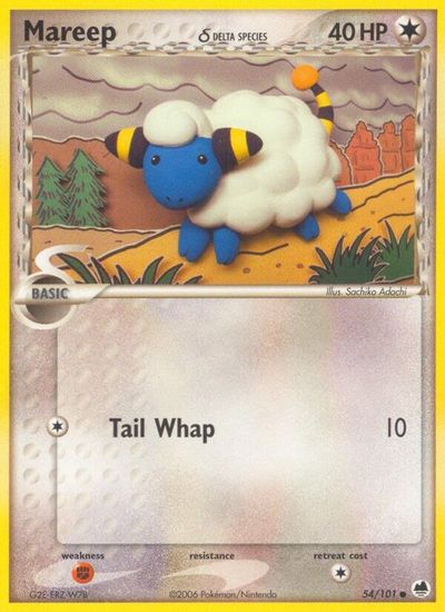 Mareep (Delta Species) card art
