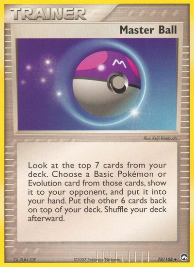 Master Ball card art