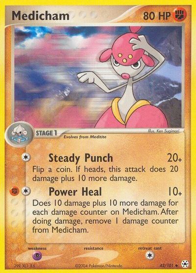 Medicham - 42/101 card art