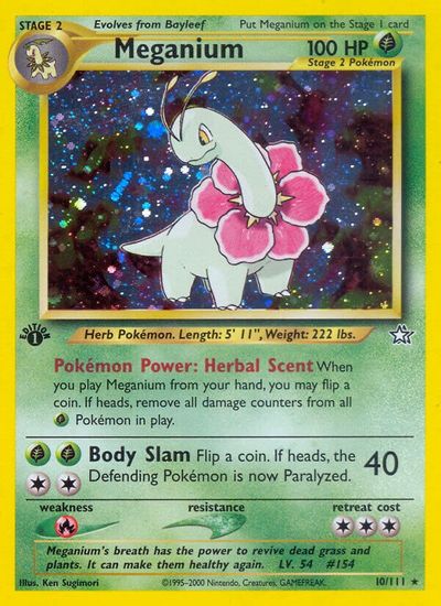 Meganium (10) card art