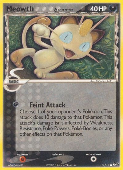 Meowth (Delta Species) card art
