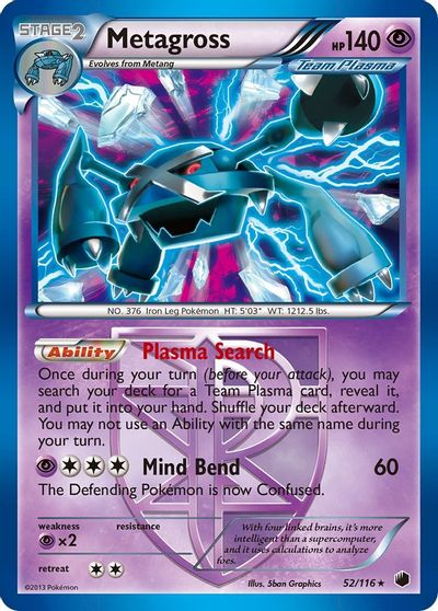 Metagross (Team Plasma) card art