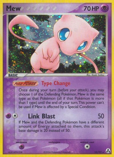 Mew card art