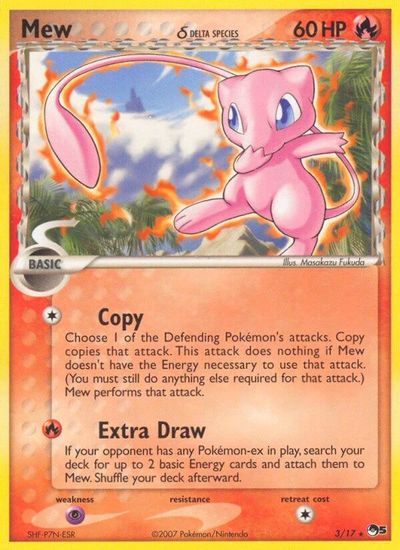 Mew (Delta Species) card art