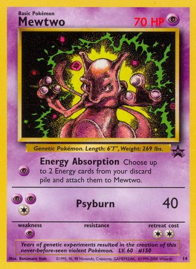 Mewtwo (14) card art