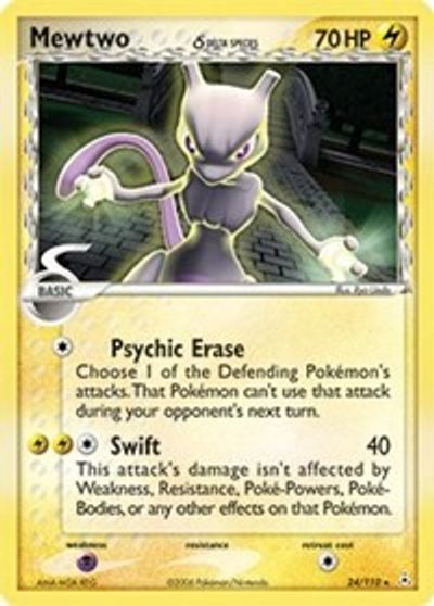Mewtwo (Delta Species) card art