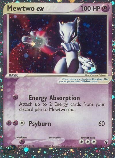 Mewtwo ex card art