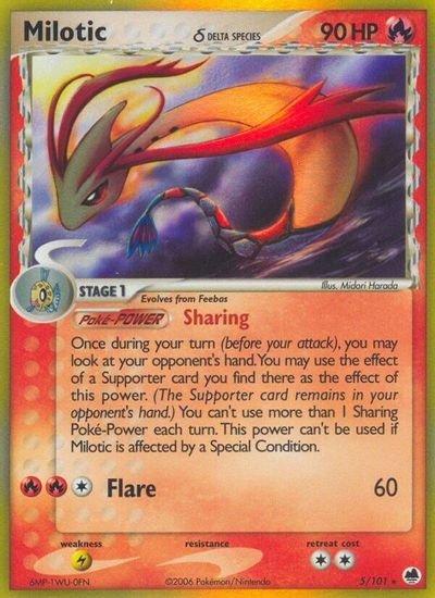 Milotic (Delta Species) card art