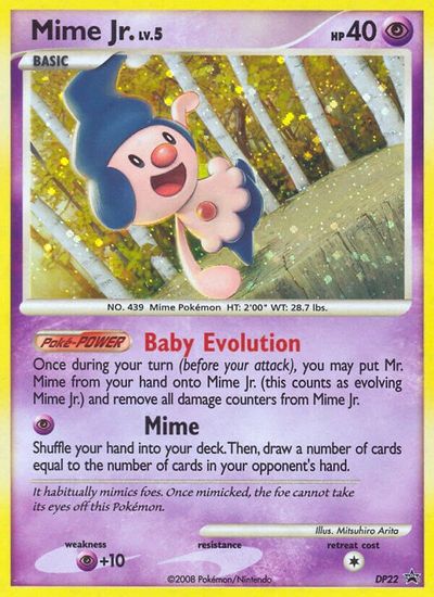 Mime Jr. - DP22 card art