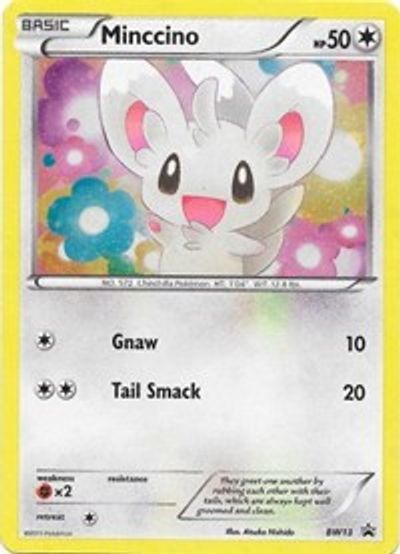 Minccino - BW13 (Cosmos Holo) card art