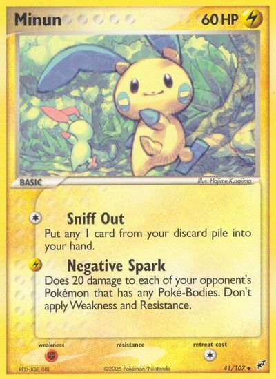 Minun card art