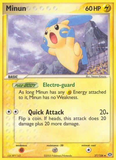 Minun card art