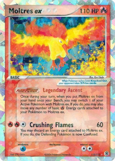 Moltres ex card art