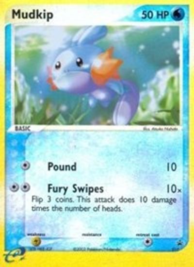 Mudkip - 010 (e-League) card art
