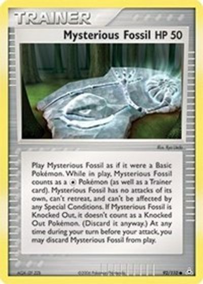 Mysterious Fossil card art