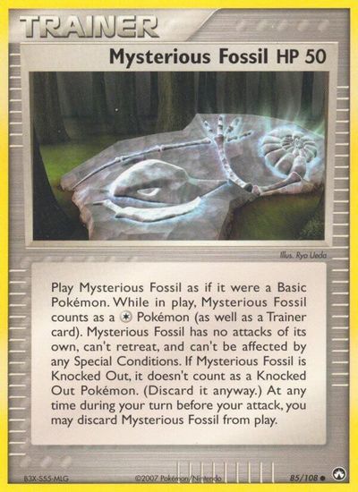 Mysterious Fossil card art