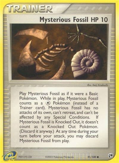 Mysterious Fossil card art