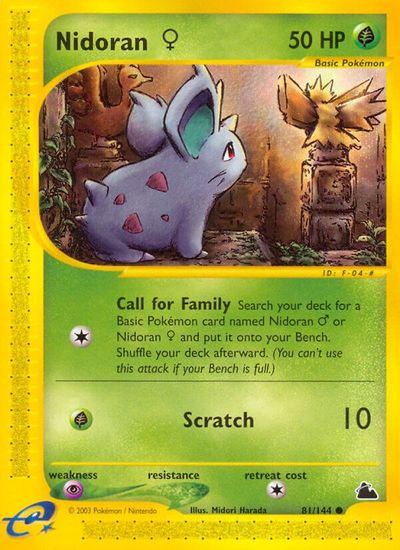 Nidoran F (81) card art