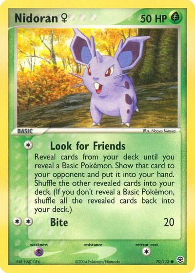 Nidoran F card art