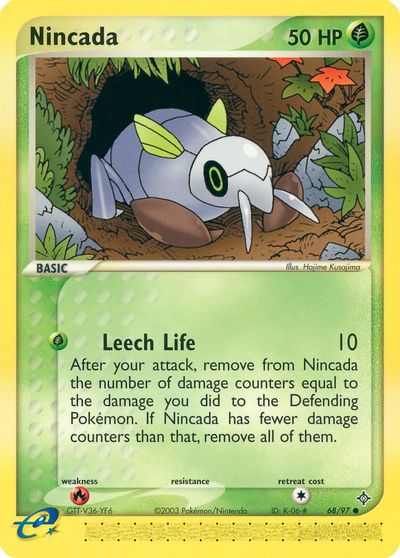 Nincada - 68/97 card art
