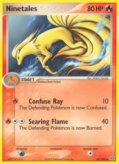 Ninetales card art