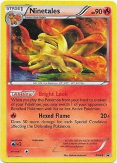 Ninetales - BW66 card art