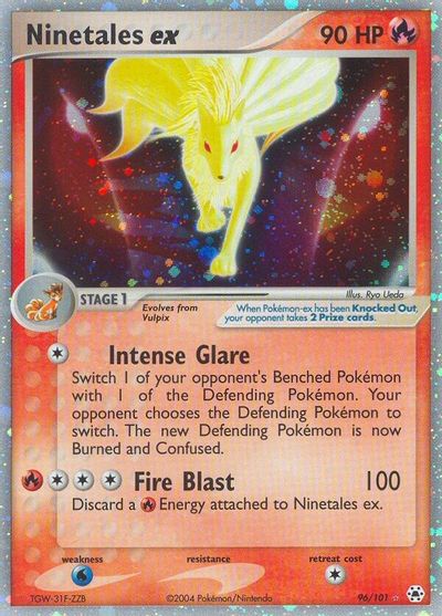 Ninetales ex card art