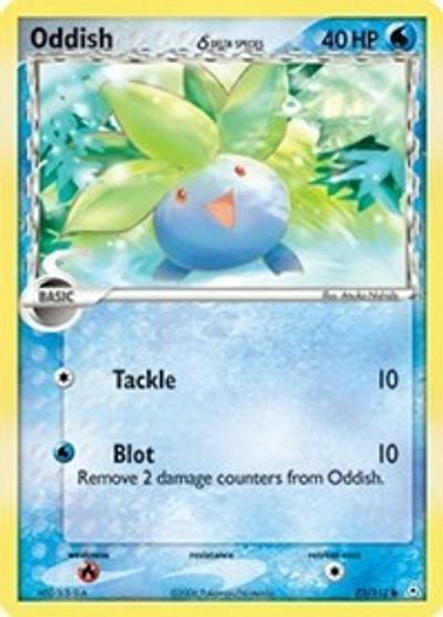 Oddish (Delta Species) card art