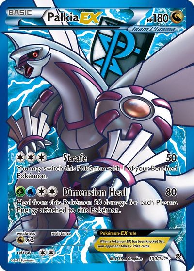 Palkia EX (Team Plasma) (100 Full Art) card art