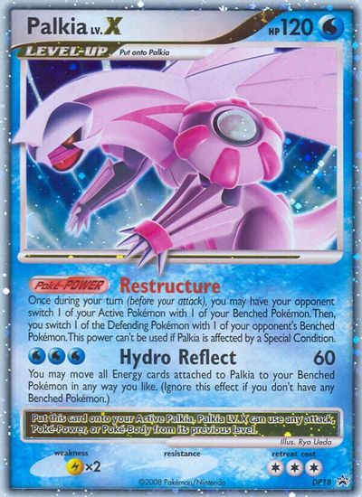 Palkia LV.X - DP18 card art