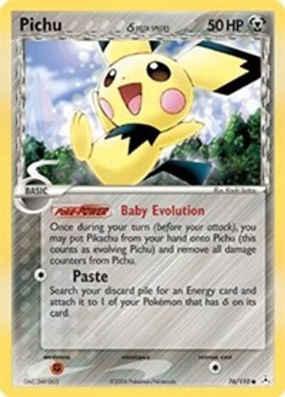 Pichu (Delta Species) card art