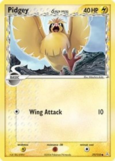 Pidgey (Delta Species) card art
