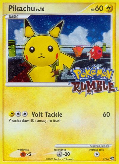 Pikachu card art