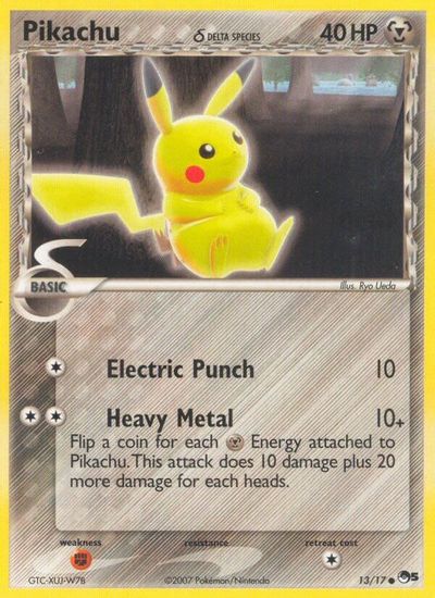 Pikachu (Delta Species) card art