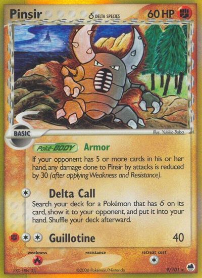 Pinsir (Delta Species) card art