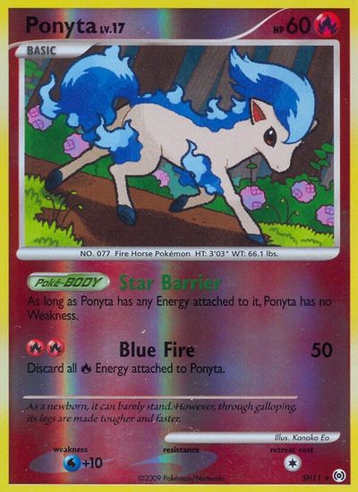 Ponyta (Shiny) card art